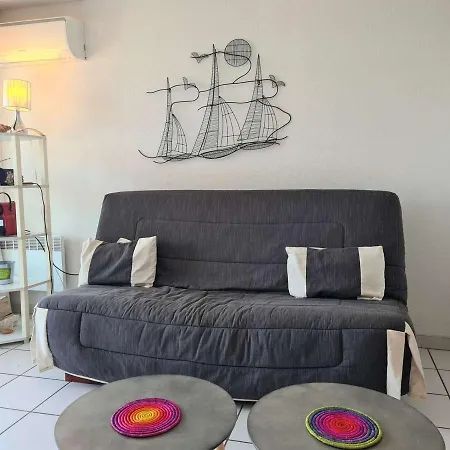 Apartment 2 Pieces Avec Climatisation Et Parking A 50m De La Au Cap D'agde - Fr-1-249-396